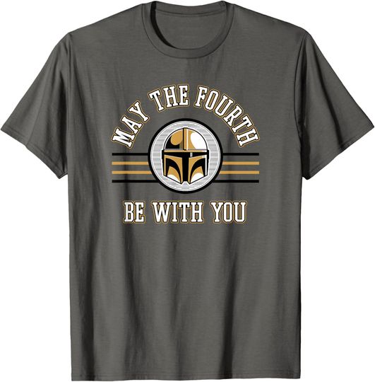 Discover Star Wars: The Mandalorian May The Fourth Mando Helmet T-Shirt