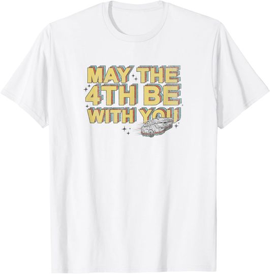 Discover Star Wars May The Fourth Be With You Ship Portrait T-Shirt