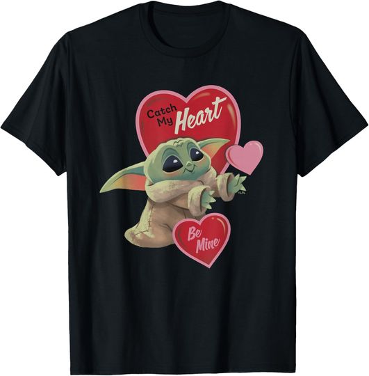 Star Wars The Mandalorian Grogu Be Mine Valentine T-Shirt