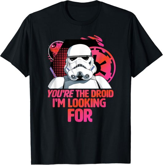 Discover Star Wars Valentine’s Day You’re the Droid I’m Looking For T-Shirt