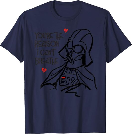 Discover Star Wars Darth Vader Broken Hearts Anti-Valentine's Day T-Shirt