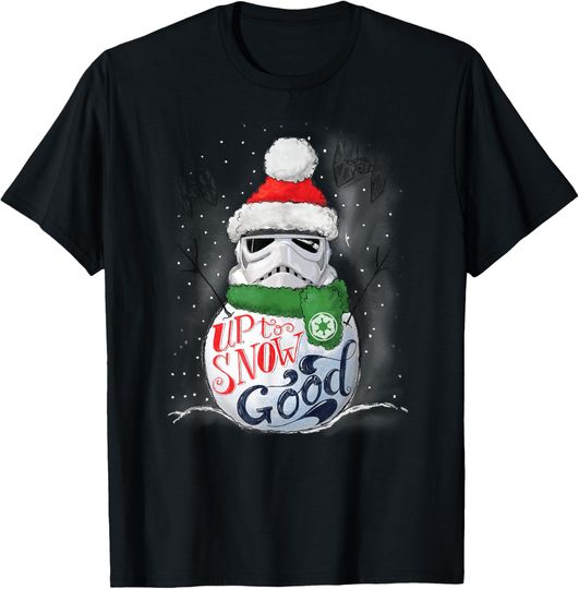 Discover Star Wars Stormtrooper Up to Snow Good Funny Holiday T-Shirt