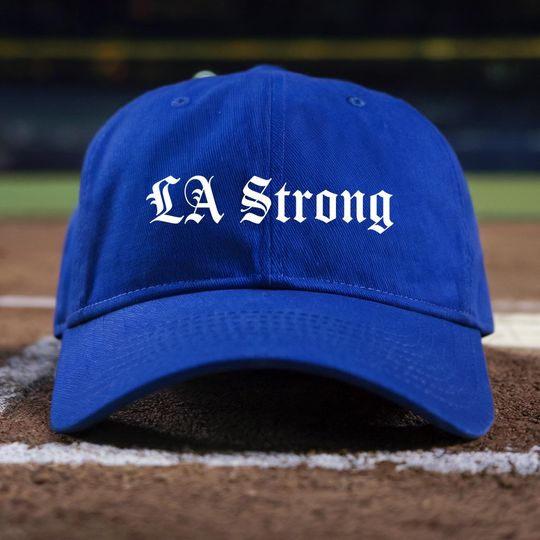 Discover LA Strong Cotton Baseball Hat - Los Angeles Sports Fan Cap