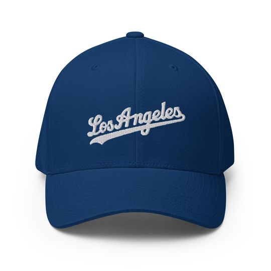 Discover Los Angeles Minimalist Design Embroidered Structured Twill Cap Baseball Hat