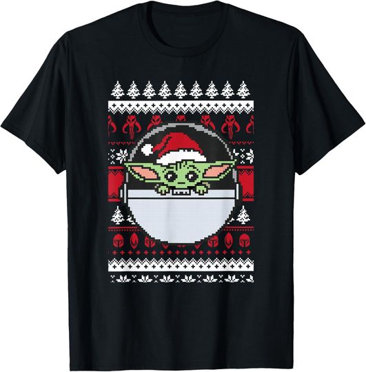 Star Wars: The Mandalorian Grogu Ugly Christmas Sweater T-Shirt