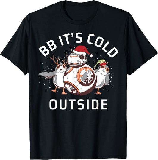 Discover Star Wars Christmas BB It's Cold Outside T-Shirt