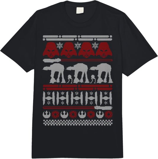 Discover Star Wars Christmas Battle Of Hoth Ugly Sweater Vintage Comfort Colors Adult Heavyweight T-shirt
