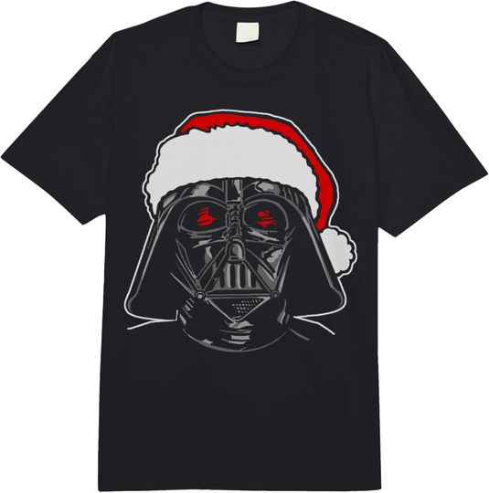 Discover Star Wars Christmas Darth Vader Santa Hat Sketch Disney+ Comfort Colors Adult Heavyweight T-shirt