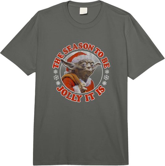 Discover Star Wars Christmas Season To Be Jolly It Is Vintage Yoda Comfort Colors Adult Heavyweight T-shirt