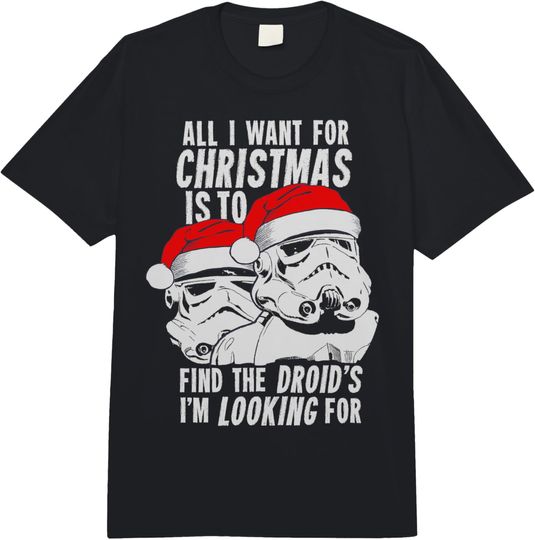 Discover Star Wars Christmas Stormtroopers Lost Droids Comfort Colors Adult Heavyweight T-shirt