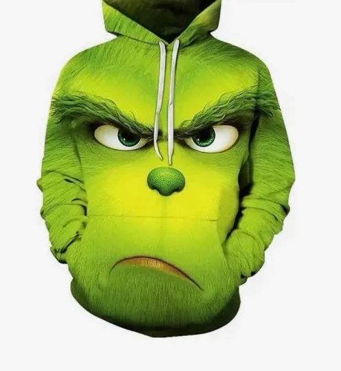 Discover 3D printed Christmas Hoodie, The funny character XL