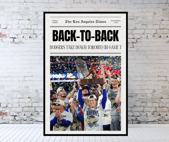 Discover 2025 Dodgers World Series Champions - Back To Back!