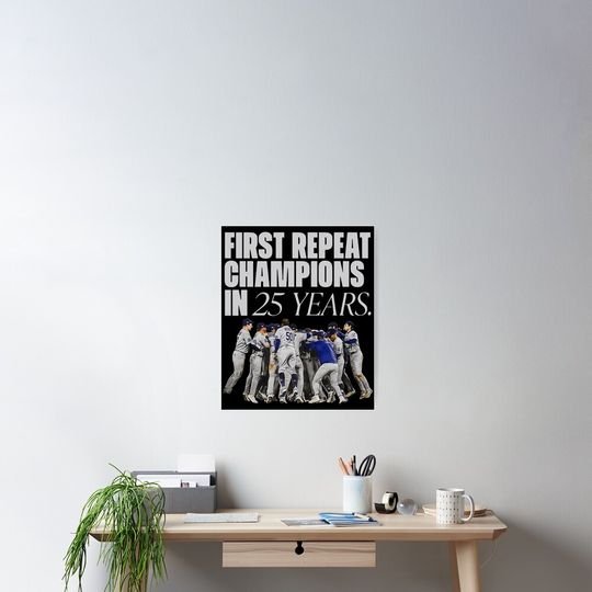 Discover Los Angeles Dodgers World Series 2025 - Los Angeles Dodgers Back To Back Champions 2025, Dodgers, Dodgers Champions - Los Angeles Dodgers Poster
