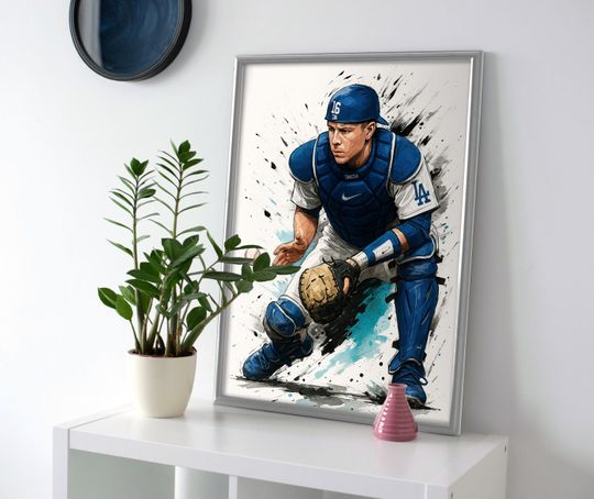 Discover Will Smith Dodgers Poster - LA Dodgers Room Decor