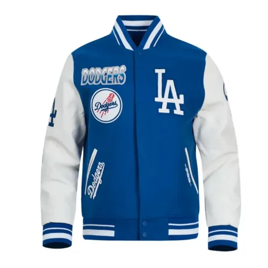 Discover LA Dodger Turn It Up Classic Rib Varsity Jacket