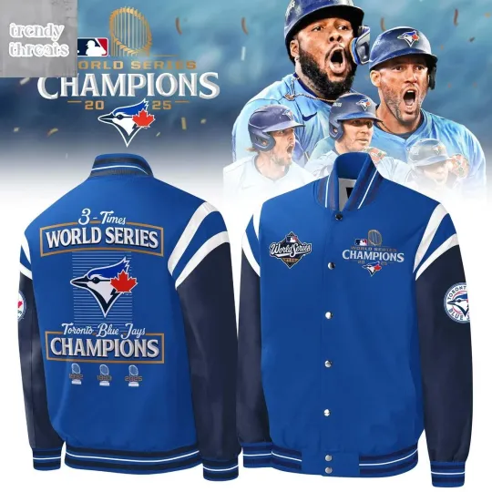 Discover Toronto city Blue Jay 2025 World Series Baseball Jacket