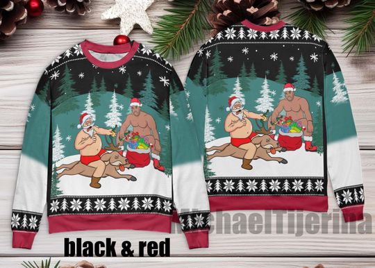 Discover Its The Most Wonderful Time For A Beer Santa Barry Wood Sweater, Santa Barry Wood Funny Sweater for Family,Barry Wood Christmas Ugly Sweater