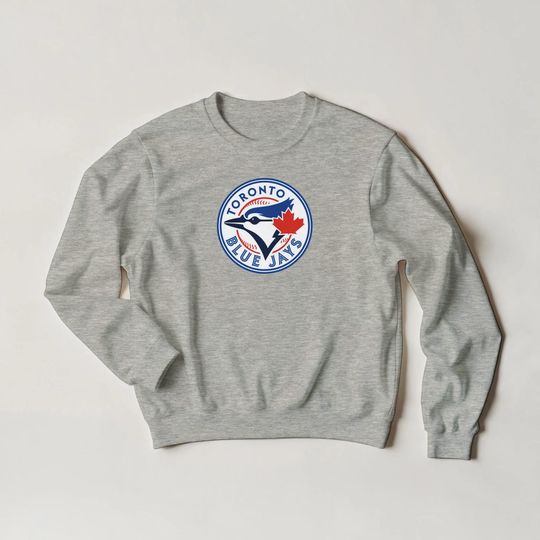 Discover Toronto Blue Jays Sweatshirt: Vintage Logo Crewneck