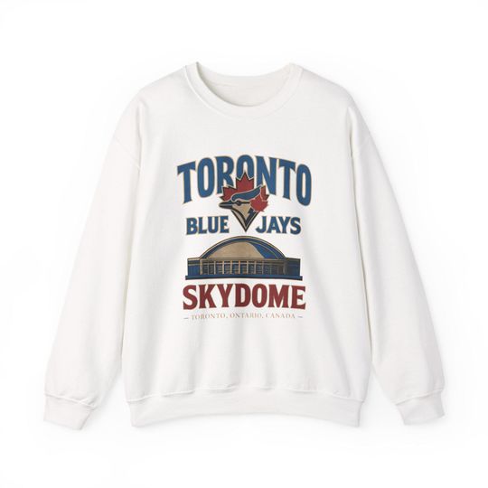 Vintage-Style Toronto Blue Jays Crewneck Sweatshirt - Retro Baseball Graphic Sweatshirt