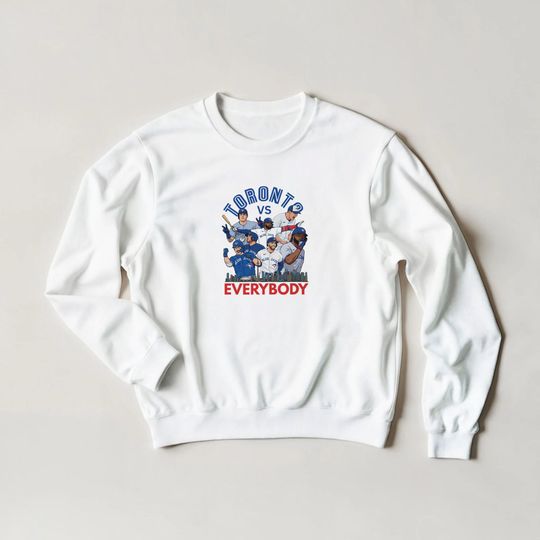 Discover Toronto VS Everybody Crewneck | Blue Jays Fan Merch