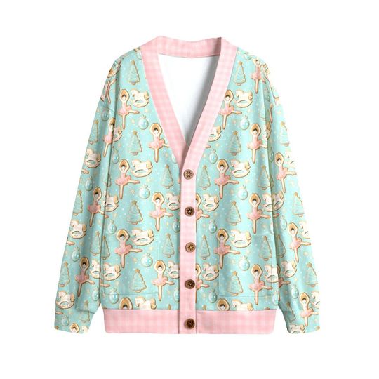 Nutcracker Gingerbread Cookies A Button Up Cardigan Jacket