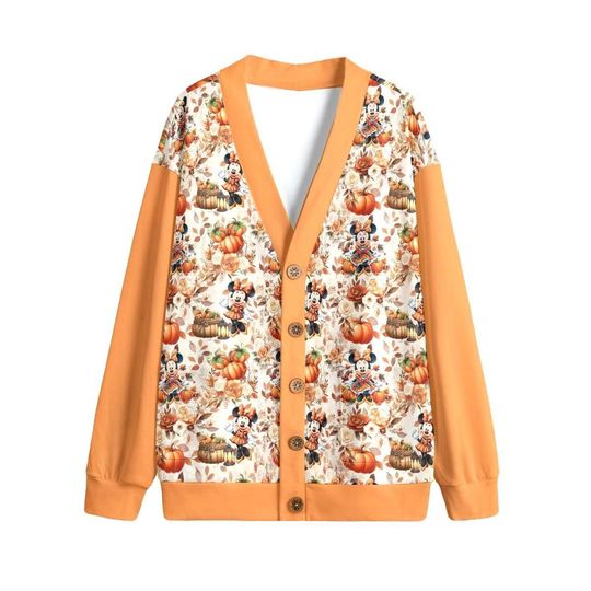 Discover Pumpkin Patch Minnie Button Up Cardigan Jacket