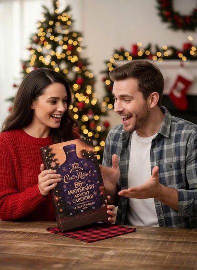 Discover Crown Royal 86th Anniversary Advent Calendar 2025 | Whisky Advent Calendar | 24 Days of Spirits | Gift For Him | H62W