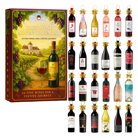 Wine Advent Calendar Blind Boxes 2025 Countdown Sets Tasting Journey Whisky