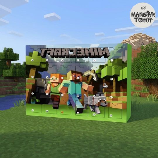 Minecraft building blocks Advent Calendar 2025, 24-Day Countdown Blind Box, Toy Kidsren's Gift Minecraft, Adven calendar Xmas gift