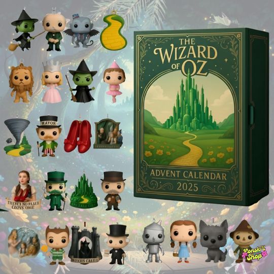The Wizard of Oz Advent Calendar 2025, Movie Collectible Gift