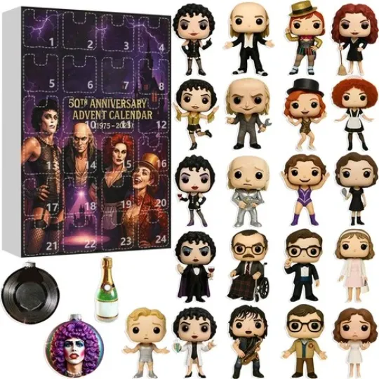 2025 The Rocky Horror Picture Show Advent Calendar Gift 24 x Christmas Countdown