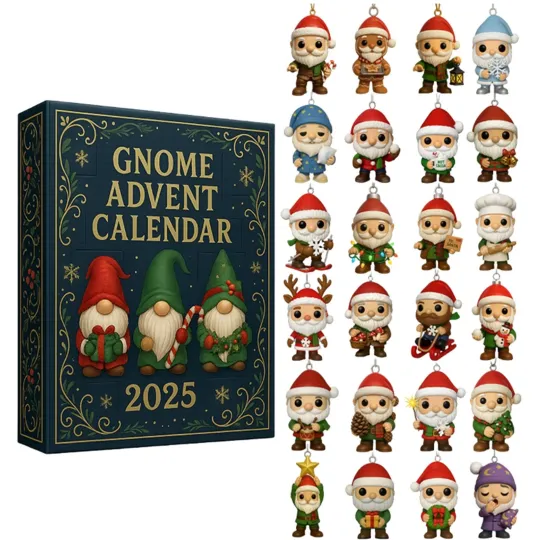 Discover Christmas Snowman Advent Calendar 24Pcs Countdown Blind 3D Soft Rubber Pendant