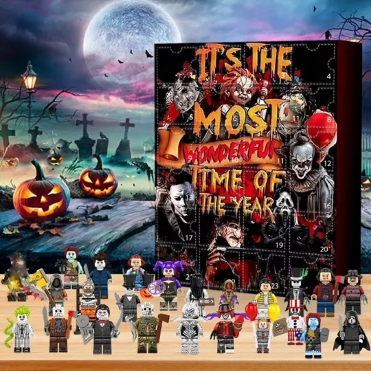 Discover Halloween Horror Advent Calendar - 24 Days Countdown with Iconic Characters 2025