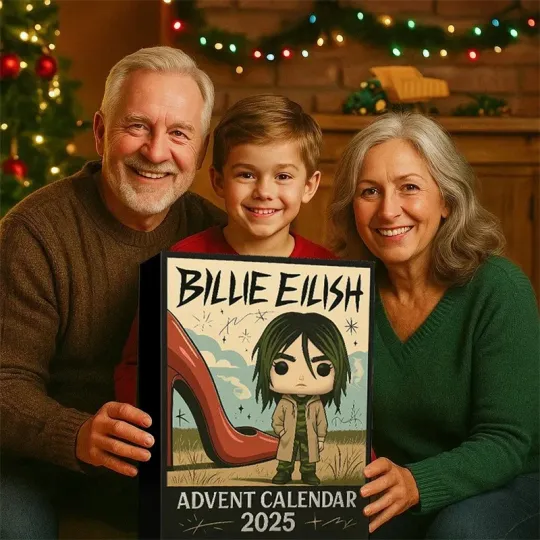 Discover Advent Calendar Christmas For Billie Eilish Countdown Calendar 2D Acrylic
