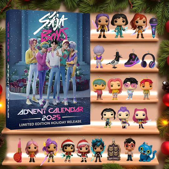 Discover Kpop Band Advent Calendar, Idol Group Christmas Countdown Box, Mystery Mini Figures Gift, Music Fan Surprise, 2D Acrylic