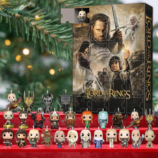 Discover 24 Day Movie Character Calendar, Fantasy Toy Mini Figures, Countdown Christmas Gift, Film Series Fan Set, Adult Collector