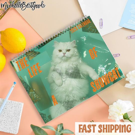 Discover The Life of a Showcat 2026 Wall Calendar, Cat Calendar, Cat Lover Calendar