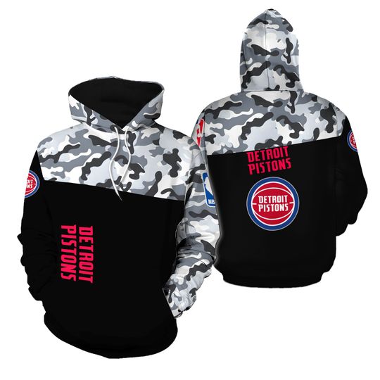 Detroit Team Pistonss 3D Hoodie, Unisex Adults S-5XL
