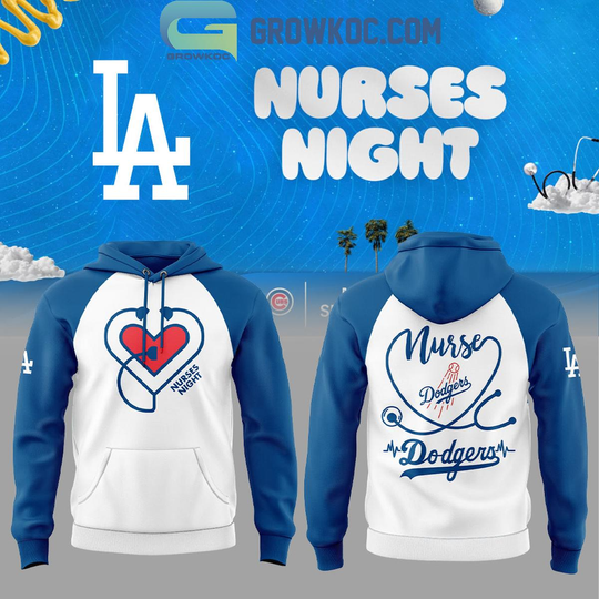 Discover Los Angeles Dodgers Nurses Night 2025 Hoodie Shirt