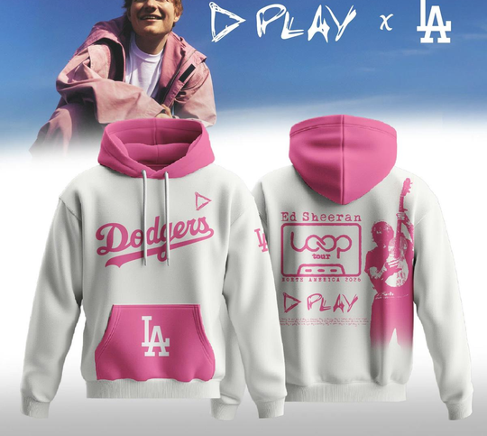 Discover Los Angeles Dodgers x Ed Shee Loop Tour Hoodie Shirt