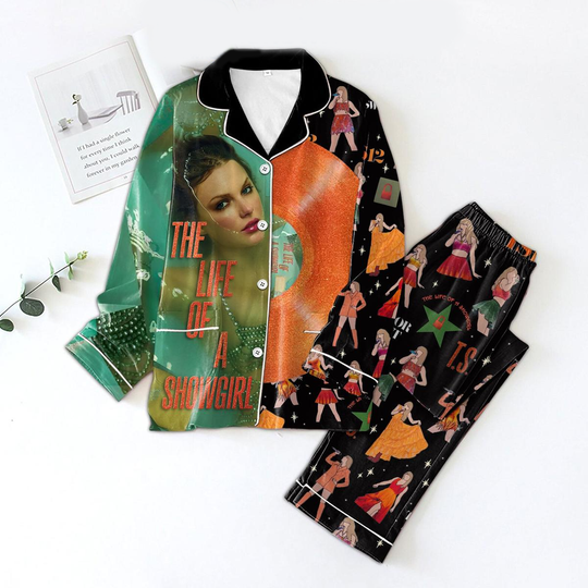 Discover Swift Album 12th The Life Of A Showgirl Pajamas Set