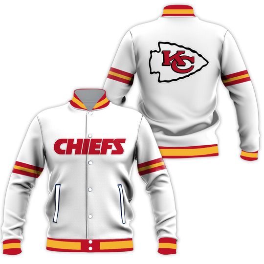 Kansas City Chiefffs Satin Varsity Jacket  Classic football Bomber for Die-Hard Fans