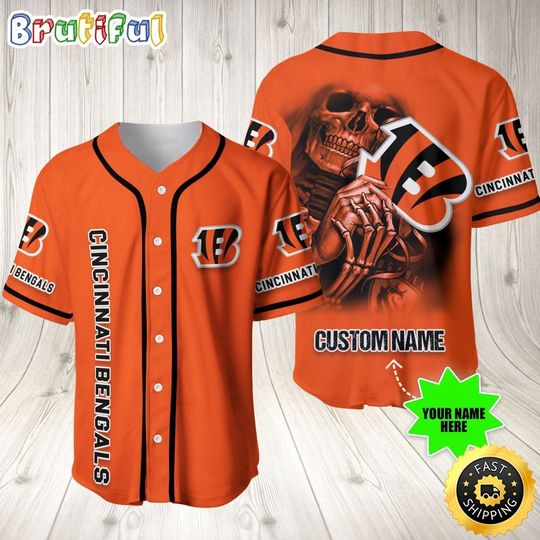 Discover Cincinnati Bengals Baseball Jersey Essential Team Tops