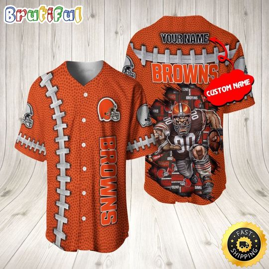 Cleveland Browns Baseball Jersey