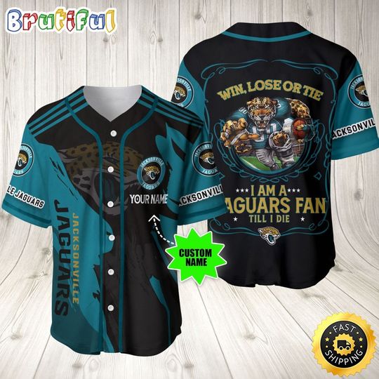 Jacksonville Jaguars Baseball Jersey
