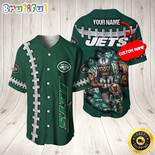 New York Jets Baseball Jersey