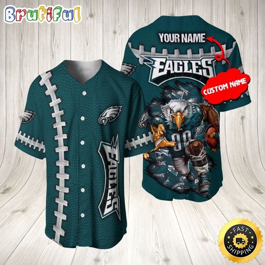 Philadelphia Eagles Baseball Jersey Vintage Baseball Gear