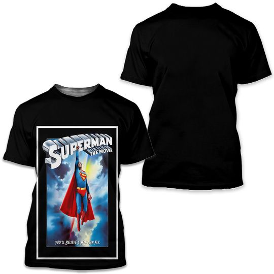 Retro Superman 1978 Poster T-Shirt Vintage