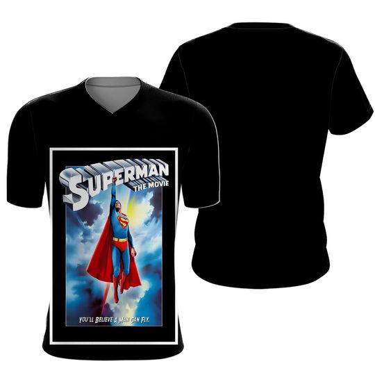 Retro Superman 1978 Poster T-Shirt Vintage