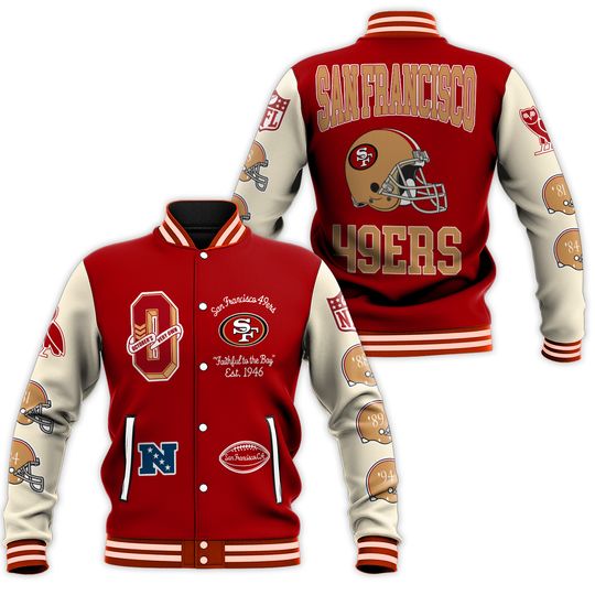 san francisco  Football 49ers Baseball Jacket